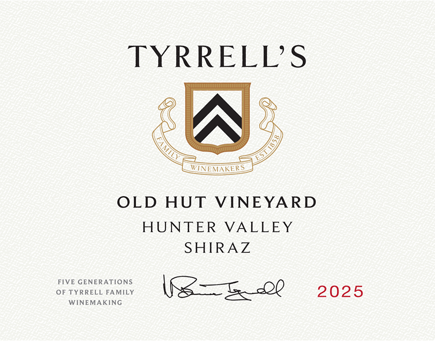 2025 Old Hut Shiraz label